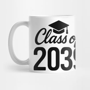 Class of 2039 Graduation Cap Future Graduate Mug